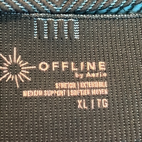Offline by Aerie Seamless Two Tone Sports Bra Size XL NWT/NEW - Picture 7 of 10